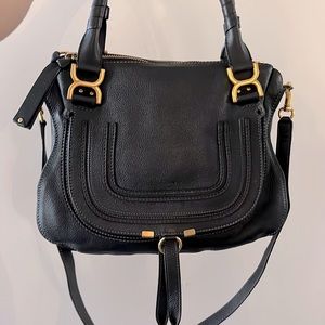 CHLOÉ Marcie black medium bag